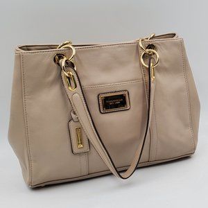 Tignanello Nude Leather Satchel